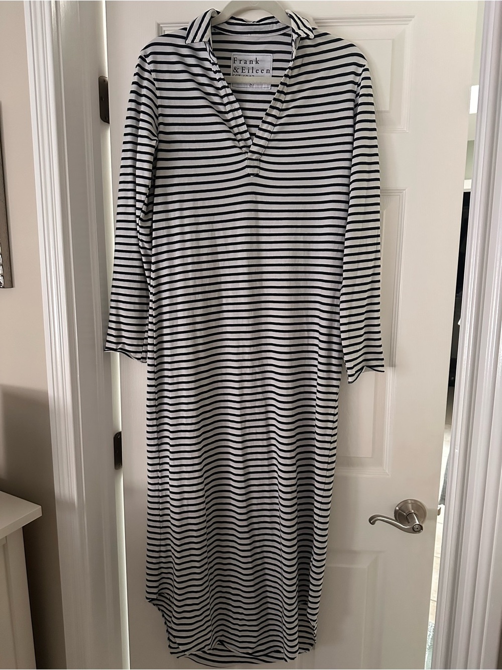 Frank & Eileen Popover Jersey Maxi dress size S! - Picture 2 of 5